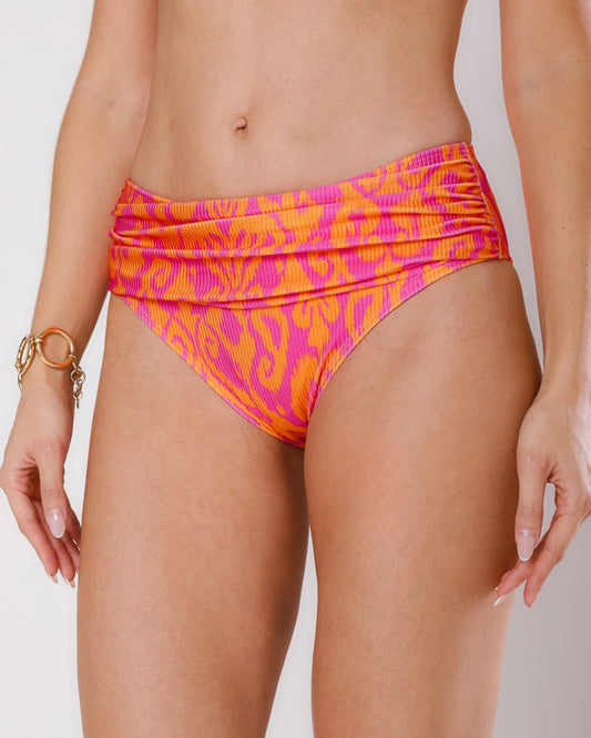 CALÇA ALTA FAIXA FIGI BOHO MANGO