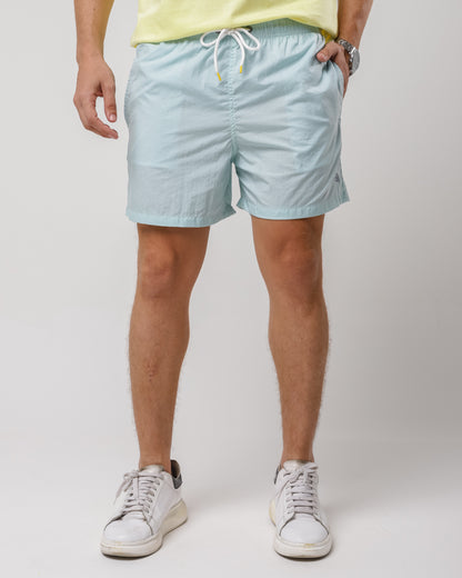 SHORTS TACTEL AZUL