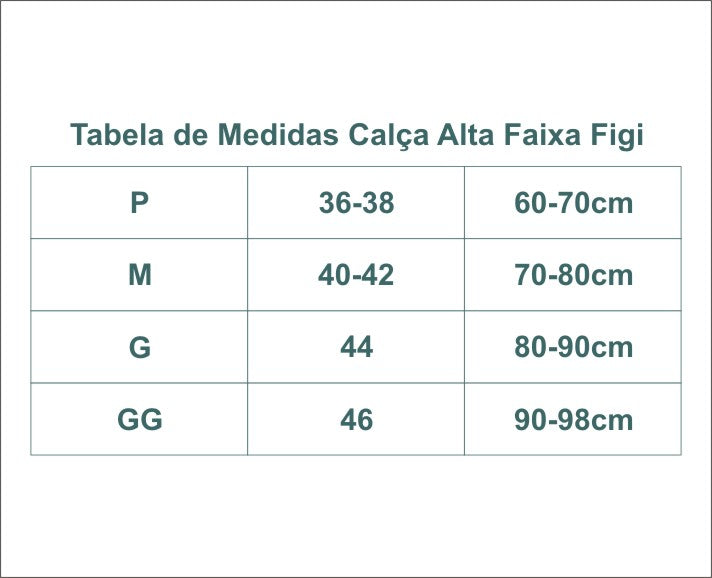 CALÇA ALTA FAIXA FIGI MARESIA