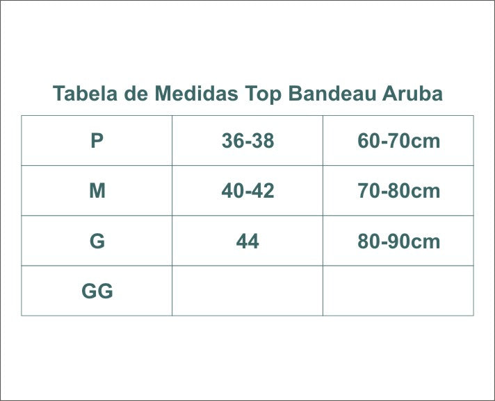 TOP BANDEAU ARUBA TUCANO MARESIA