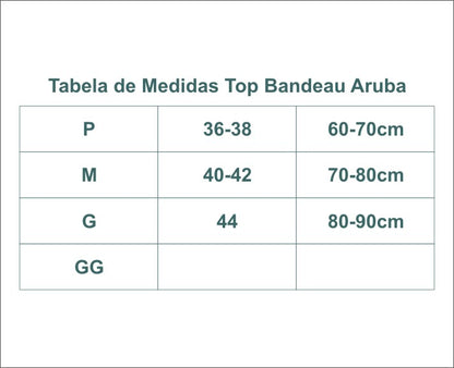 TOP BANDEAU ARUBA TUCANO MARESIA