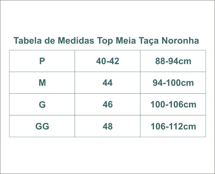 TOP MEIA TAÇA NORONHA TUCANO MELON