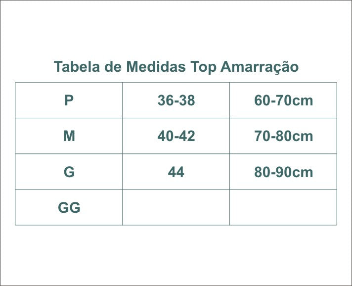 TOP AMARRAÇÃO ABACAXI CLASSIC