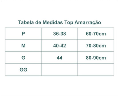 TOP AMARRAÇÃO ABACAXI CLASSIC